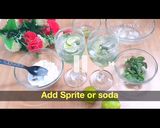 A picture of step 2 of Virgin Mojito.