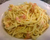 Foto del paso 6 de la receta: Tallarines con huevo y queso