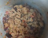 A picture of step 3 of Mutton mince do pyaza.