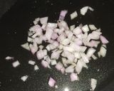 A picture of step 1 of Achari Dry Aaloo.