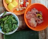 Foto langkah ke 1 dari resep Pepes Ayam & Tahu.