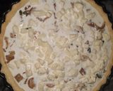 A picture of step 9 of Chicken Quiche.