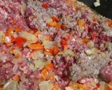Foto del paso 4 de la receta: Pastel de polenta con carne picada, fácil, economico y sustancioso
