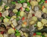 Foto langkah ke 8 dari resep Sayur janggel ati tempe.