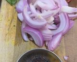 A picture of step 1 of Bhuna Karela (Bitter gourd dry).