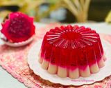 Foto langkah ke 6 dari resep 561. Puding Buah Naga Merah Putih.