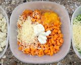 Foto del paso 4 de la receta: 🥦🥕🧅 Terrina de brócoli, zanahoria y coliflor al microondas 🧅🥕🥦