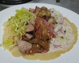 Foto del paso 15 de la receta: Wrap🌯de berenjenas tatemadas🌮, carne de cerdo🍖 y aderezo de yogur🍆🥙🥩