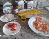 Foto del paso 1 de la receta: Espaguetis con gambas
