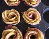 A picture of step 4 of Potato and Bacon Roses.