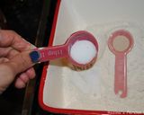 A picture of step 1 of Country bread.
