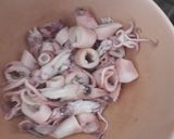 Foto langkah ke 3 dari resep Cumi cumi kembang kol.