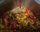 A picture of step 7 of Corn biryani.