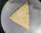 A picture of step 3 of Aloo Paratha with Curd.
