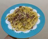 Foto langkah ke 5 dari resep Spageti Carbonara Simple buat Anak.