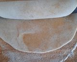 A picture of step 8 of Puran poli.