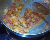 A picture of step 3 of Veggie Dalia.