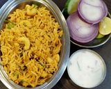 A picture of step 3 of Yellow rice.