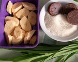 Foto langkah ke 3 dari resep Bubur Kacang Hijau Pisang.