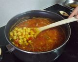 Foto del paso 9 de la receta: Garbanzos con arroz y chorizo ricos de la Brigada Espartana