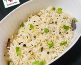 A picture of step 3 of Jeera Rice.