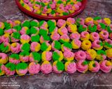 Foto langkah ke 4 dari resep Bolu Twister & Mawar.