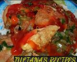 A picture of step 4 of Chicken in sauce.