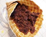 A picture of step 7 of Red Velvet Waffle Cone.