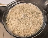 Une image de l'étape 3 de Riz à l aneth et bouillon de gambas.