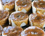 A picture of step 4 of Hot Ham & Cheese Party Rolls.