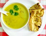 A picture of step 4 of Healthy Pumpkin Peas Soup.