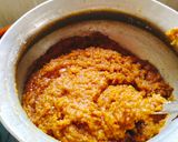 A picture of step 7 of Instant Rajasthani moong dal ka halwa.