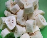 Foto langkah ke 1 dari resep Pisang Koin Keju Gula Palem.