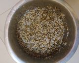 A picture of step 1 of Moong Daal khichdi.
