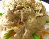 Hình bước làm 5 của món Bún xào Gà cho bữa sáng "như một vị vua"