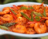 Foto langkah ke 3 dari resep Udang Asam Manis Praktis.