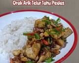 Cara Membuat Orak Arik Telur Tahu Pedas 3