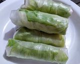 Foto del paso 7 de la receta: ROLLOS de papel de arroz con salmón caramelizado