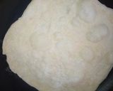 A picture of step 2 of Nigerian shawarma wraps.