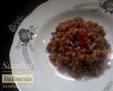 Foto langkah ke 1 dari resep Sambal Tempe ala kokiku TV.