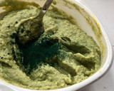Foto del paso 2 de la receta: Hummus de espirulina y cilantro🌱