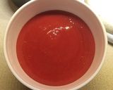 A picture of step 2 of Strawberry sorbet 🍓.