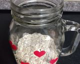A picture of step 1 of Overnight oats with mixed fruits.