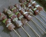 Foto langkah ke 4 dari resep Yakitori (焼き鳥) [Ayam Yakitori Ala Rumahan].