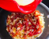 A picture of step 3 of Roasted Red Pepper Scrambled Eggs 🍳.