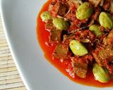 Foto langkah ke 4 dari resep Sambal Goreng Ati Sapi Petai.
