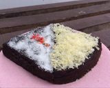 Foto langkah ke 9 dari resep Cake coklat tanpa telur dan mixer.