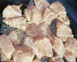 A picture of step 6 of Veg chicken shawarma.