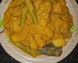 A picture of step 4 of Drumstick Posto Aloo.