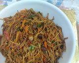 A picture of step 5 of Namkeen Vermicelli -without onion and garlic.